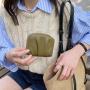 ZWY306 New Fashion Women Small Pleated PU Coin Purse Daily Solid Color Zipper Wallet Wholesale Practical Waterproof Card Case