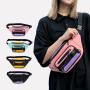 Wholesale Mobile Phone Chest Pack Multifunctional Outdoor Sports Color Contrast Waist Bag Crossbody Shoulder Bag