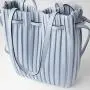 2024 Custom Wrinkle Drawstring Crossbody Bag Fashion Vegan Leather Cross Body Bucket Bags