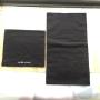 Black Cotton Flannel Envelop Dust Cover Bag