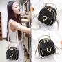 ZR697 New Women Bag Backpack Fashion Good Girl PU Leather Waterproof Schoolbag Female Flip Cover Versatile Travel Crossbody Bag