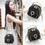 ZR697 New Women Bag Backpack Fashion Good Girl PU Leather Waterproof Schoolbag Female Flip Cover Versatile Travel Crossbody Bag