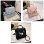 ZR158 Girls' Backpacks Are Versatile And Stylish with Small Checked Schoolbags Cosmetics Women Bag Female Backpack Mini Zipper