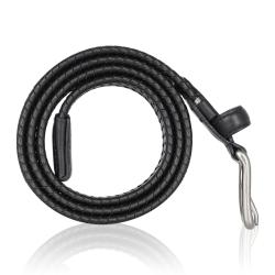 Factory wholesale genuine leather buckle belt woven leather belt men real leather belt