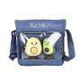 Custom Low MOQ Ita Crossbody Bags Fashion Cheap Canvas Shoulder Bags Women Small Handbag Clear PVC Ita Bag