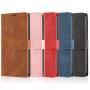 Leather Phone Flip Covers Phone Wallet Case Credit Id Card Holder Phone Case With Strap