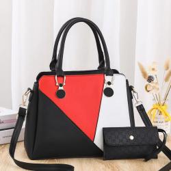 Fashion Off New Women's Bag 2023 Trend Advanced Texture Contrast Women's Handbag Large Capacity Child Mother Single Shoulder Bag