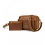 2024 new women's small crossbody bag women's PU leather shoulder handbag multi-pocket purse 2 kits