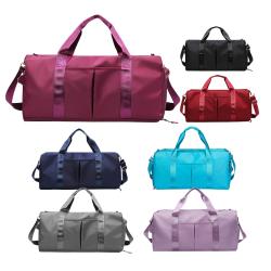 OEM ODM Oxford Hand Luggage Storage Bag Multifunction Dry Wet Separation Women Weekend Travel Bags