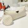 High quality printed armpit bag two sets of 2024 new korean women's shoulder bags mobile phone bag