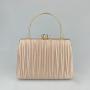 Women's Evening Clutch Handbags Pleated Party Bag for Bridal Wedding Party Shoulder Bag Handbag Evening Bags