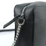 Factory Custom Black Women Pu Leather Crossbody Bag Clutch Purse Handbag With Chain Strap