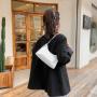 2024 New Small Square Diamond Lattice Bag Pu Solid Zipper Fashion Single Shoulder Messenger Bag With Purse Ladies Handbag