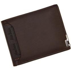 OEW167 Leather Men's Wallet Money Clip Bifold Slim Wallet For Men Designer Wallet Short Business Purse Black Card Holder