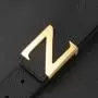 Cinturones De Cuero Genuinos Luxury 100Genuine Belt For Man Custom Logo Genuine Leather Men'S Fashion Designer Mens Belts