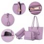 LOVEVOOK High Quality PU Leather Women Tote 3 PCS Bags Set Purse and Handbags Crossbody Ladies Hand Bags