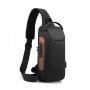 WTB029 New Fashion Waterproof Chest Bag USB Men Crossbody Sling Bag Men Crossbody Shoulder Bag with USB Luxury