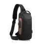 WTB029 New Fashion Waterproof Chest Bag USB Men Crossbody Sling Bag Men Crossbody Shoulder Bag with USB Luxury