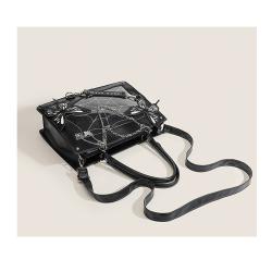 Custom Tote bag Butterfly Decoration PVC Transparent Window Women's Bag Portable Zipper Shoulder Niche Design Plus Logo