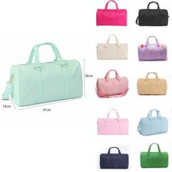 Wholesale Portable Waterproof Nylon Sports Gym Handbags Travel Essentials Duffle Unisex Duffel Bag Women Men Weekender Bag