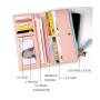 Long Leather Wallet Women Luxury Brand Famous Mini Women Wallets Purses Female Coin Zipper Purse Credit Card Holder