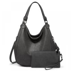 LOVEVOOK custom top sale large Women Tote Bag Shoulder Bag satchel Purse and 2 pieces ladies handbag set
