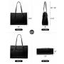 LOVEVOOK wholesale 2pc business briefcase computer purse and bags office work school shoulder bag for women laptop tote handbags