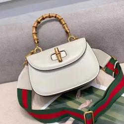 2023 Custom Famous Brands Designer Women Bamboo Handle Handbags Customizable Luxury Real Leather Ladies Hand Bags Crossbody