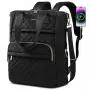 LOVEVOOK Trendy Diamond Quilted Convertible Backpack Cute Girls Travel College Carry on Bag with USB Port Women Laptop Backpack
