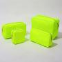 RTS 18 Color Available Women Make Up Vanity Bag Zipper Pouch Customized Bright Waterproof Nylon Pouch Bag Cosmetic