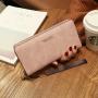 2024 Women's Waterproof Korean Style Long Wallet Multifunctional Card and Mobile Phone Bag Coin Purse
