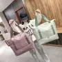 Fashion Women Travel Bag Dry And Wet Separation Waterproof Sports Pink Yoga Gym Portable Tote Duffle Bag