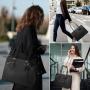 LOVEVOOK Laptop Tote Bags Large Crossbody Work shoulder Bags 15.6 Computer bags 2pcs women Handbags and Purse Briefcase
