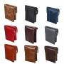 ZR682 Genuine Leather Men Wallet Coin Purse Small Card Holder Vintage Wallets RFID Blocking High Quality Wallet Customized logo