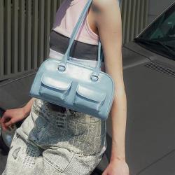 New female niche retro single shoulder underarm bag