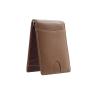 RFID blocking minimalist front pocket wallet genuine leather mens slim wallet with money clip