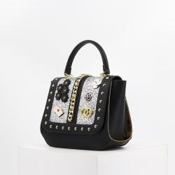 Top selling Diamonds ladies bag designer handbag for women miss unique quality female handbags luxury single shoulder bags 24cm