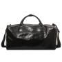 XL308  Customized Logo Gym Bag Anti Water Large Capacity Sports Duffle Bag PU leather Durable Polyester Yoga Bag