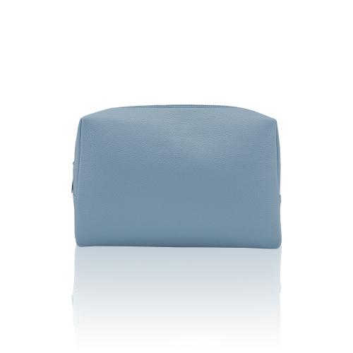 Custom logo make up organizer bag leather makeup pouch bag leather travel cosmetic bag