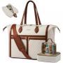 LOVEVOOK 4 in 1 Travel Duffel Bag for Women 4pcs Set Overnight Weekender Carry on Handbags Large Hospital Bag for Labor Delivery