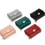 ZR860 Women's Short Zipper Wallet Fashion Girl PU Small Wallet Horizontal Square ID Card Holder Coin Purse Colored Zero Wallet