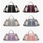 ZR658 Luggage Bag Printed Logo Sport Travel Outdoor Bag Sneaker Dry Wet Separation Waterproof Duffle Storage Bag Fitness Handbag