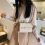 Chic Small Square Bags Women 2024 New Korean Style Messenger Bag Women Wide Strap Fashion Versatile One Shoulder Crossbody Bag