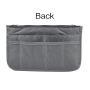 Cosmetic Bag For Women Double Zipper Makeup Bag Toiletries Grooming Kit Large Nylon Travel Insert Organizer Handbag Purse