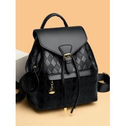 New Retro Contrast Color Handheld Multi functional Large Capacity Fashion Travel Traveling backpack