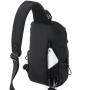 Small Crossbody Shoulder Bag Daypack Cycling Walking Waterproof Sling Chest Bag with USB Charging Port