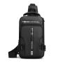 New men's chest bag trend multifunctional backpack men's casual cross-body bag portable men's one-shoulder backpack