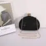 2023 Top Fashion Double Sided Water Diamond Crossbody Tassel Party Wedding Dress Women Evening Bag Texture