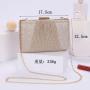 New Shiny Pleated Large-capacity Handbag One-shoulder Diagonal Party  Dinner Bag Wedding Dress KTV Clutch Dress Evening Box Bag