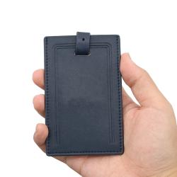 Custom Personalized Logo Travel Vegan Pu Leather Luggage Tag Leather Suitcase Tag
